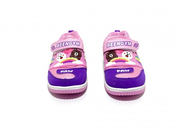 Кеды-ботинки с диодами Три настроения розовые