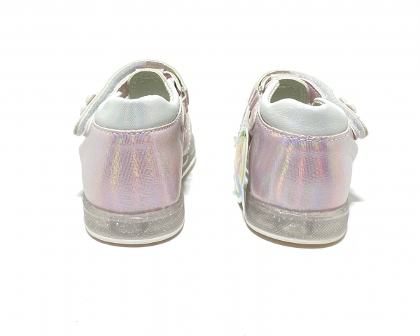 Детские сандали с диодами Розовая ромашка