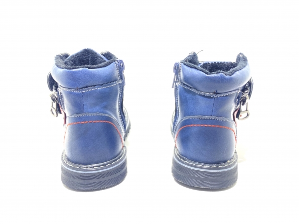 Ботинки для мальчика двойная липучка Синие