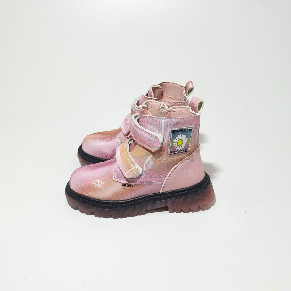 Весенне-осенние ботинки для девочек Розовая Ромашка
