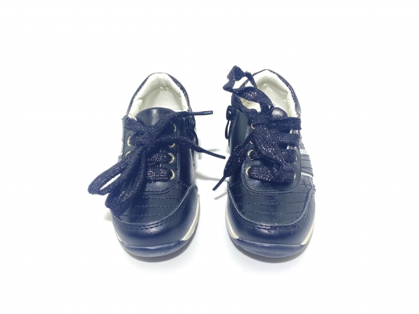 Туфли чёрные комбинированные