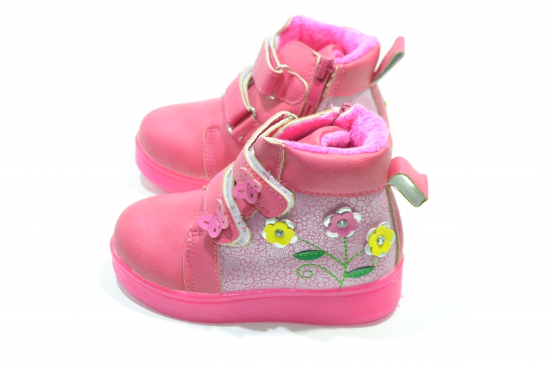 Ботинки для Девочек Диоды-Цветы