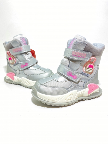 Зимние ботинки для девочек с диодами SPD В-9527-С