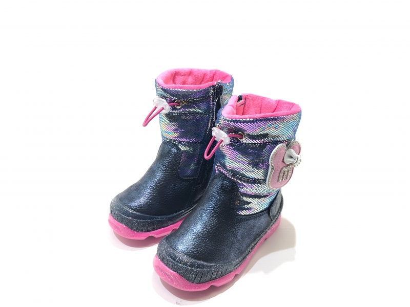 Зимние ботинки для девочек Минни-Маус розовые