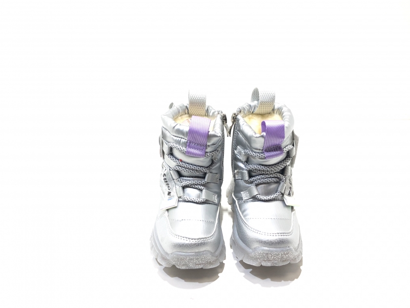 Зимние ботинки для детей Серебро Диоды 