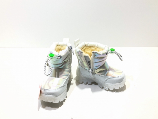 Зимние утепленные ботинки для детей Fashion Диоды (перламутр)