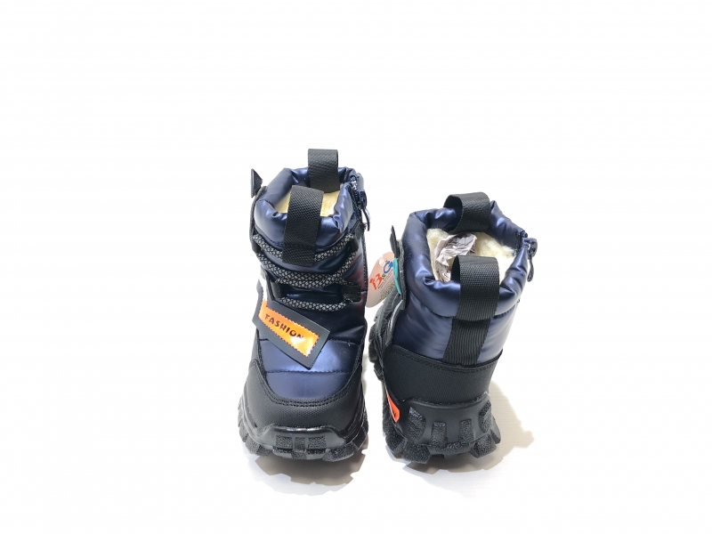 Зимние утепленные ботинки для детей Fashion (синий) 