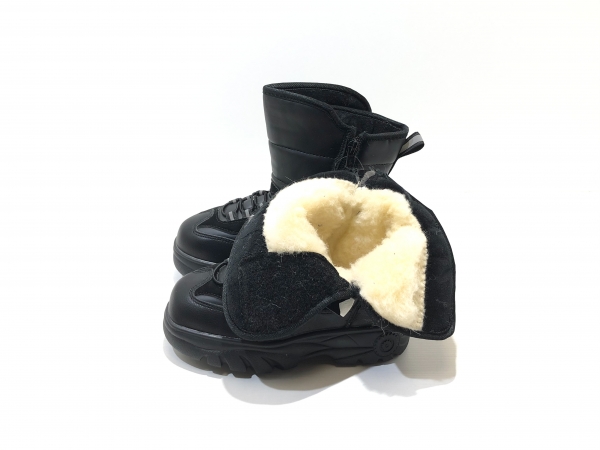 Зимние ботиночки для детей Черное сияние