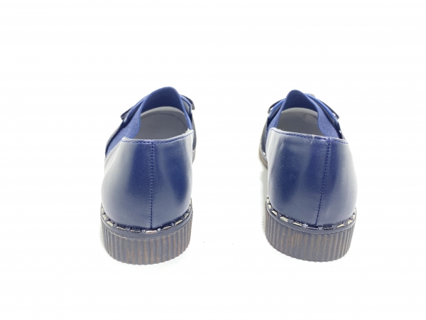 Туфли для девочек Школьная классика синие
